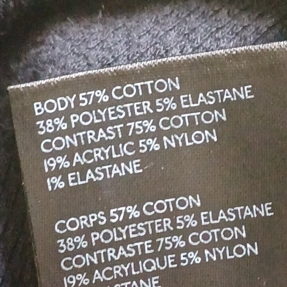 EUC Free People "Switch it Up" Navy Blue Thermal Crochet Knit Top Size Large - Picture 10 of 10